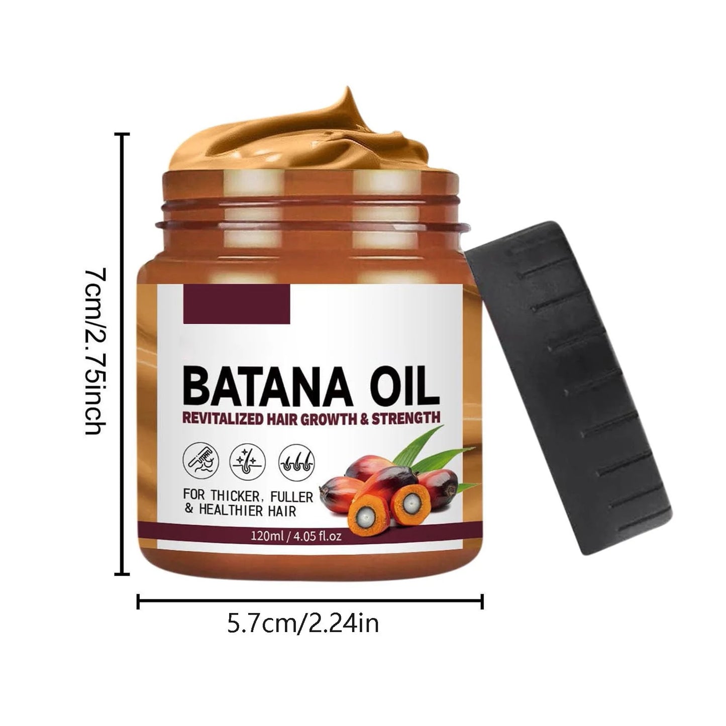 Batana Oil for Hair Growth Healthier Thicker Fuller Hair Batana Oil Batana Oil Batana Oil 120G(3Pc)