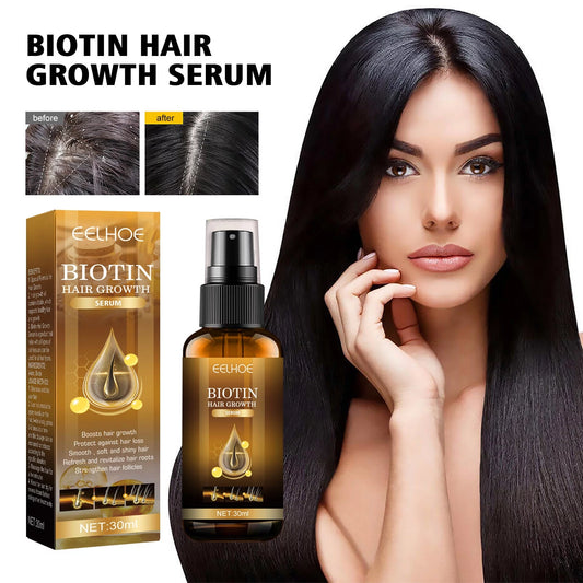 Hair Growth Products, Biotin, Fast Growing Hair Care, Essential Oil, Hair Loss Spray, Skin Nursing, 30Ml